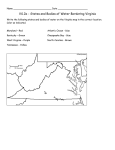 VS.2a - States and Bodies of Water Bordering Virginia