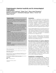 Cephalosporin chemical reactivity and its immunological