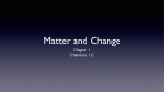 Ch.1-Matter and Change