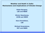 Weather and Death in India