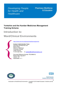 Preparation Work D - Introductory Medicines Management Modules