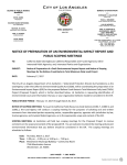 notice of preparation of an environmental impact
