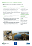 Population connectivity in marine protected areas