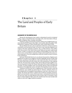 The Land and Peoples of Early Britain