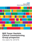 THCCG Prospectus - Tower Hamlets CCG