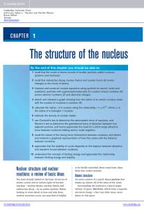 The structure of the nucleus - Assets