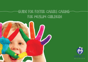 Guide for Foster Carers Caring for Muslim Children
