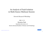 An Analysis of Fault Isolation in Multi