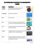 Illustrated Glossary of Geography Terms word definition picture