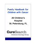 Family Handbook - Johns Hopkins All Children`s Hospital