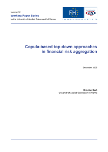 Copula-based top-down approaches in financial risk aggregation