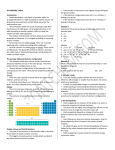 THE PERIODIC TABLE Introduction • Dmitri Mendeleev is the father