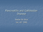 Pancreatitis And Gallbladder Disease