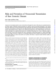 Risks and Prevention of Nosocomial Transmission of