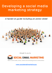 Developing a social media marketing strategy