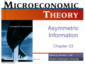 Asymmetric Information