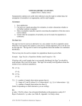 1 NONPARAMETRIC STATISTICS (adapted from J. Hurley notes