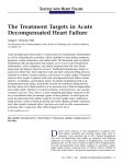 The Treatment Targets in Acute Decompensated Heart Failure