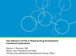 The Influence of HTA in Shaping Drug Development