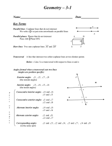 Geometry –3-1