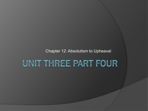 Unit Three Part Four - Kenston Local Schools