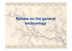 Reivew on the general embryology