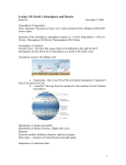 Lecture 18: Earth`s Atmosphere and Deserts Deserts