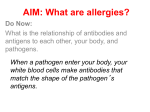 What are allergies? - Mr. Le`s Living Environment Webpage