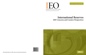 International Reserves - Independent Evaluation Office (IEO)