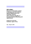 2.4. Study Plan for Master of Science RECoSMA