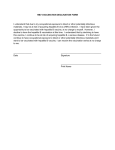 HBV VACCINATION DECLINATION FORM I understand that due to