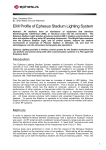 EMI Profile of Ephesus Stadium Lighting System