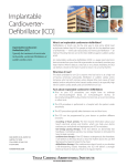Implantable Cardioverter- Defibrillator [ICD]