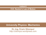 6/11 Erwin Sitompul University Physics: Mechanics