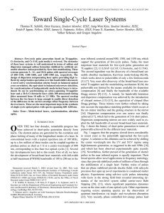 Toward single-cycle laser systems