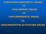 parasympathomimetic drugs