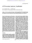 ACTH-secreting `apudoma` of gallbladder