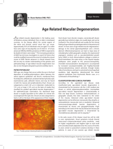 Age Related Macular Degeneration - Kerala Society of Ophthalmic
