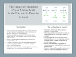 Branched Chain Amino Acid