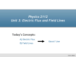 Electric Flux and Field Lines