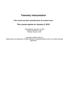 Telemetry Interpretation