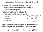 Chapter 13 – Behavior of Spectral Lines