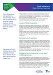 ECS-food intolerance - Healthy Eating Advisory Service