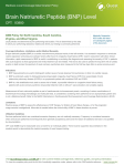 Brain Natriuretic Peptide (BNP) Level