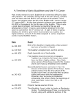 A Timeline of Early Buddhism