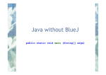 Java without BlueJ
