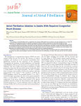 Atrial Fibrillation Ablation in Adults With Repaired Congenital Heart