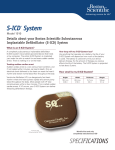 S-ICD System Patient Spec Sheet