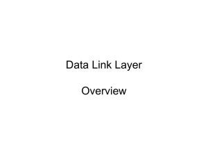 Error Control (Data Link Layer)