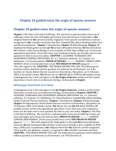 Chapter 24 guided notes the origin of species answers